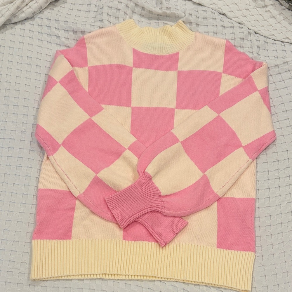 Zesica checkered sweater